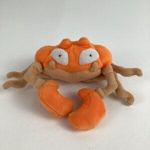 Pokemon Center Sitting Cuties Krabby Crab Plush Bean Bag Stuffed Animal Toy 2019